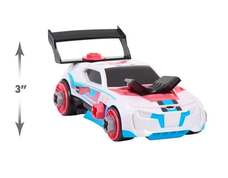 Hot Wheels Ready-to-Race Car Builder Set, Twinduction Vehicle, Kids Toys for Ages 3 up