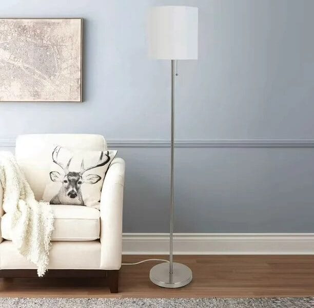 Mainstays Floor Lamp White