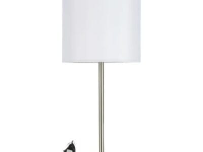 Intertek Silver Grab and Go Stick Lamp