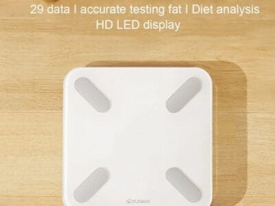Yunmai Haoqing Mini 2T Wireless Bluetooth Smart Digital Body Fat Scale Health Analyzer Compatible with Android and iOS