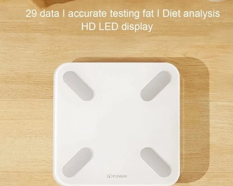 Yunmai Haoqing Mini 2T Wireless Bluetooth Smart Digital Body Fat Scale Health Analyzer Compatible with Android and iOS