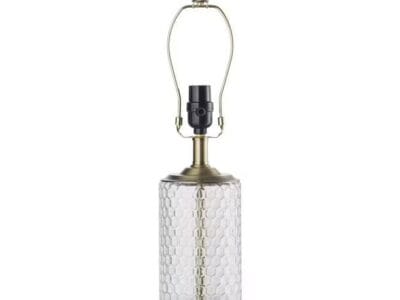 Hometrends Table Lamp 13.2″ Brass Accents
