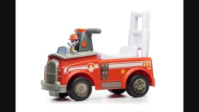 Paw Patrol Kids Ride On Marshall Fire Truck Ride-On with Lights and Sounds