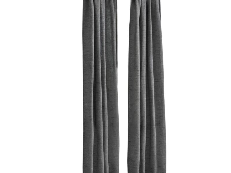 Mainstays Cooper Blackout Grommet Curtain Panel Black 40 x 84″