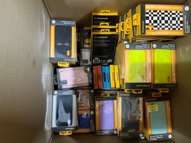 Collection of mobile phones cases for different models