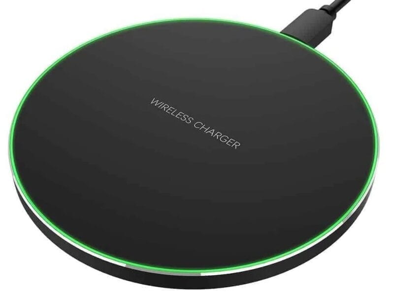 Qi Standard Ultra-thin Aluminum Alloy Fast Wireless Charger