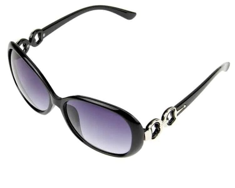 Retro UV400 UV Protection PC Frame AC Lens Sunglasses (Black)