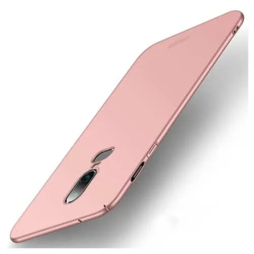 Ultra-thin Frosted PC Case for OnePlus 6 from MOFI (Rose Gold)