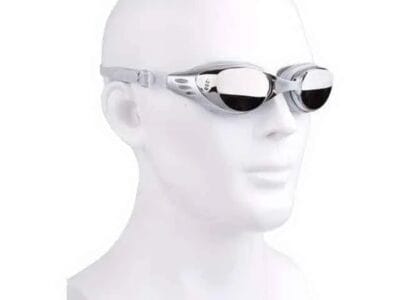 Silicone Swimming Goggles Electroplating Anti-fog for Adults, Suitable for 600 Degree Myopia (Black)