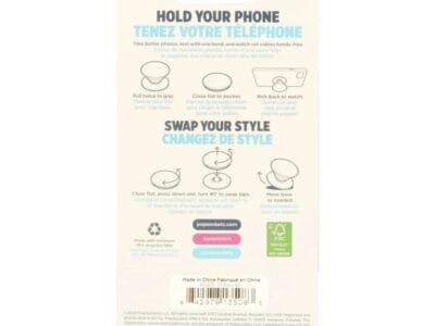 PopSockets Grip with Swappable Top for Cell Phones Morning Haze