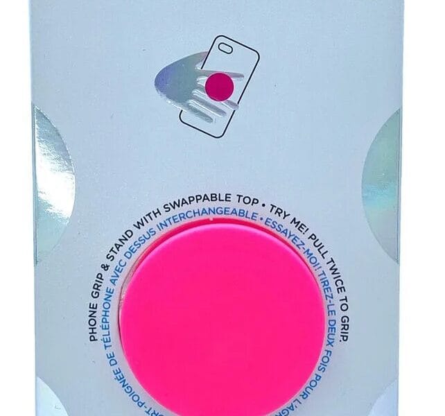 PopSockets Premium Chrome Pink Neon PopSocket Pop Socket Popsocket