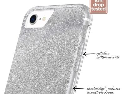 Fellowes Mirror Ombre Glitter Phone Case for iPhone 6, iPhone 6s, iPhone 7, iPhone 8, iPhone SE (2020)