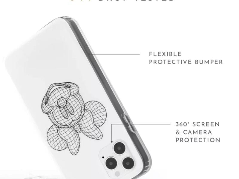 Disney Minnie Mouse Apple iPhone XR /11 Case Cover White Protective Slim Habitu