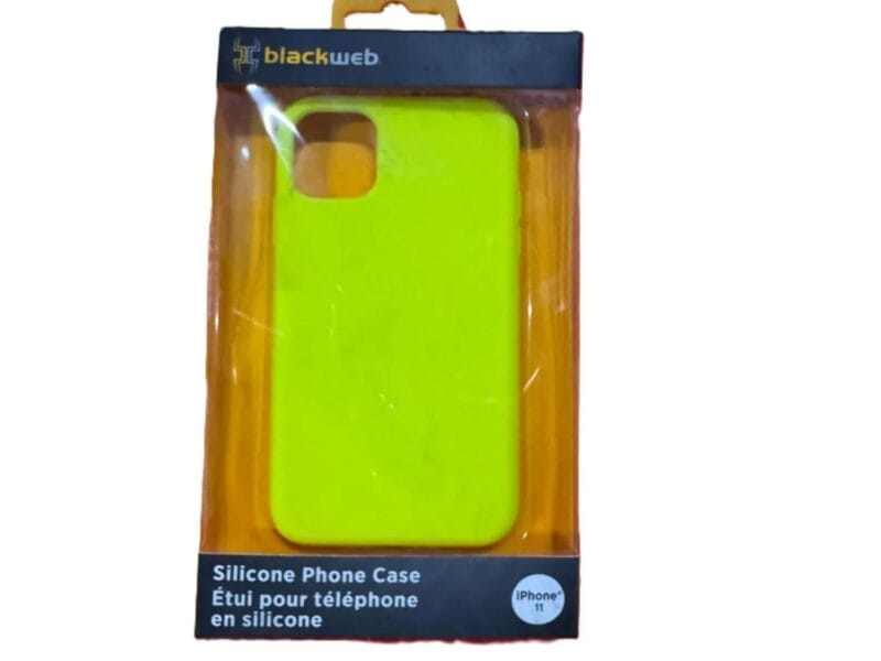 Blackweb Silicone Phone Case iPhone 11