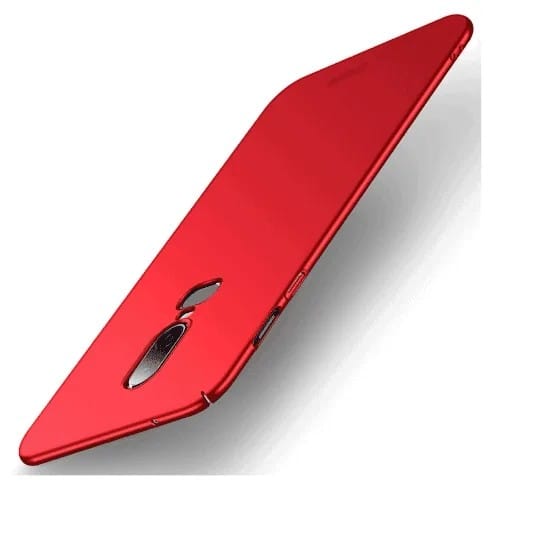 Ultra-thin Frosted PC Case for OnePlus 6 from MOFI (Red)