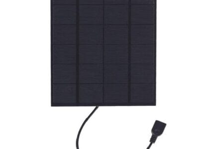 Portable Outdoor Sports Necessity 3.5W 5V A-grade Monocrystalline Silicon Solar Panel Charger with Standard USB Charging Cable