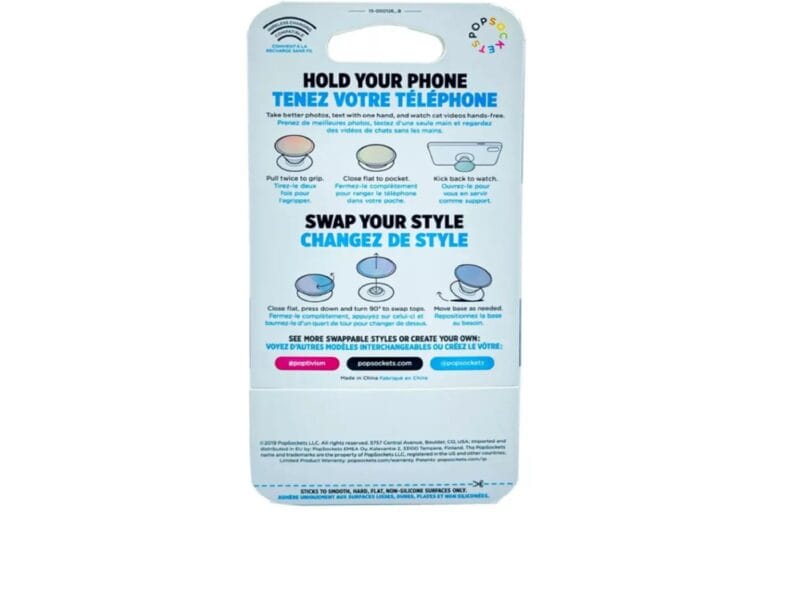 PopSockets Premium Ripple Opalescent Pink