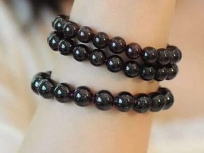 Fashion Jewelry Accessory Garnet Beads Bracelet (Garnet)