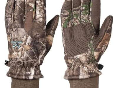 REALTREE SHERPA LINED GLOVES GANTS DOUBLÉ DE SHERPA – Large