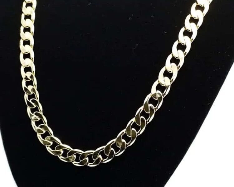 Europe and America Fashion Alloy Chain Hip Hop Simple Long Necklace (Platinum)