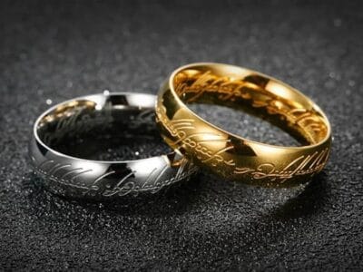 Titanium Steel Ring (Gold) US Size 11