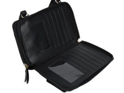 Time and Thru Luciana Ladies Double Zip Around String Wallet String wallet