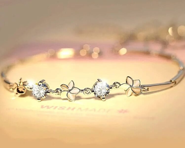 Frangipani Five-leafed Flower Bracelet Flower Couple Bracelet