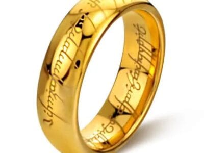 Titanium Steel Ring (Gold) US Size 7