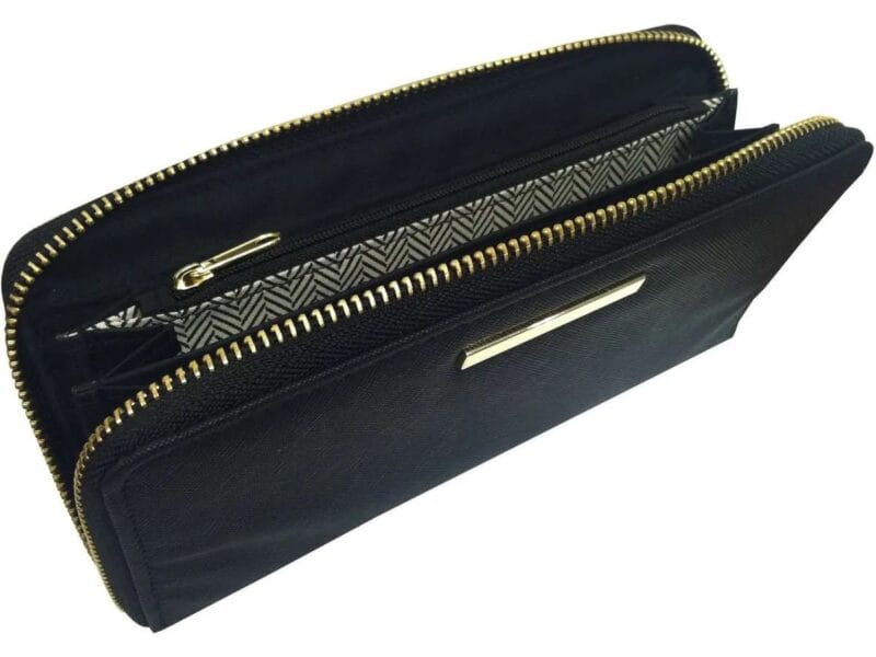 Time and Tru Women’s wallet with bar accent