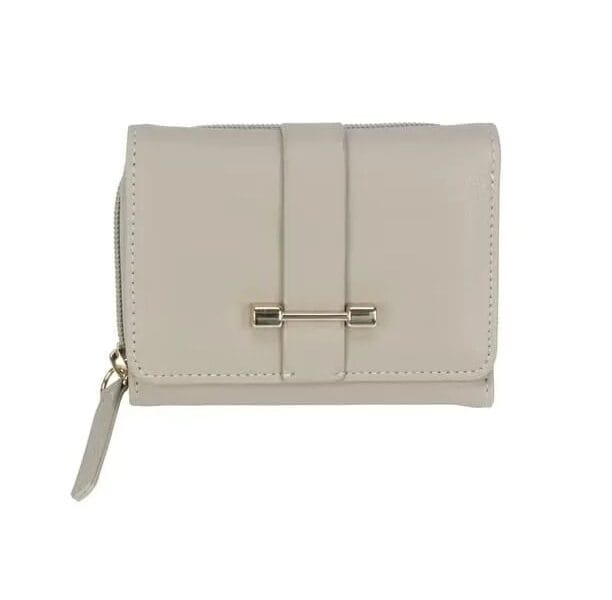 Time and Tru Carol Back Zip Around Trifold Wallet