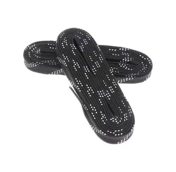 Warrior Waxed Skate Laces – Black 84″ For Sizes Junior 3-6