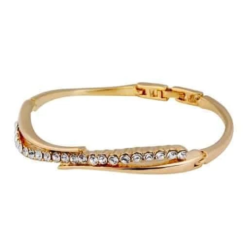 Rhinestone Bracelet (Rose Gold)