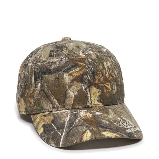 Mens Realtree Edge Camo Mesh Hat Adjustable Cap