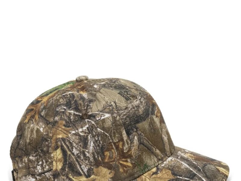 Mens Realtree Edge Camo Mesh Hat Adjustable Cap