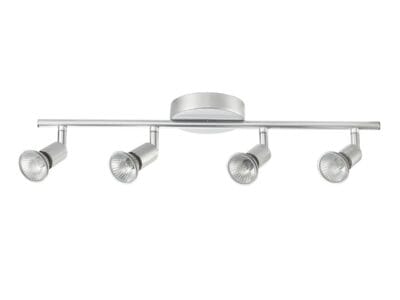 Globe Electric Payton 4-Light Matte Silver Track Lighting Kit