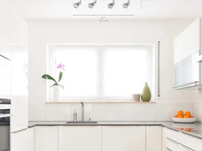 Globe Electric Payton 4-Light Matte Silver Track Lighting Kit