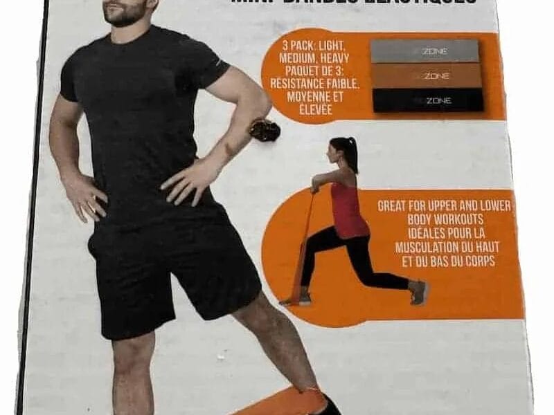 GoZone 3-PACK LOOPED RESISTANCE BANDS – BLACK/ORANGE/WHITE