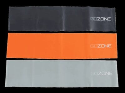 GoZone 3-PACK LOOPED RESISTANCE BANDS – BLACK/ORANGE/WHITE
