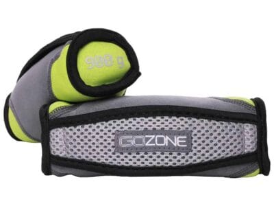 GoZone 4 LB WALKING DUMBBELLS – GREY/GREEN