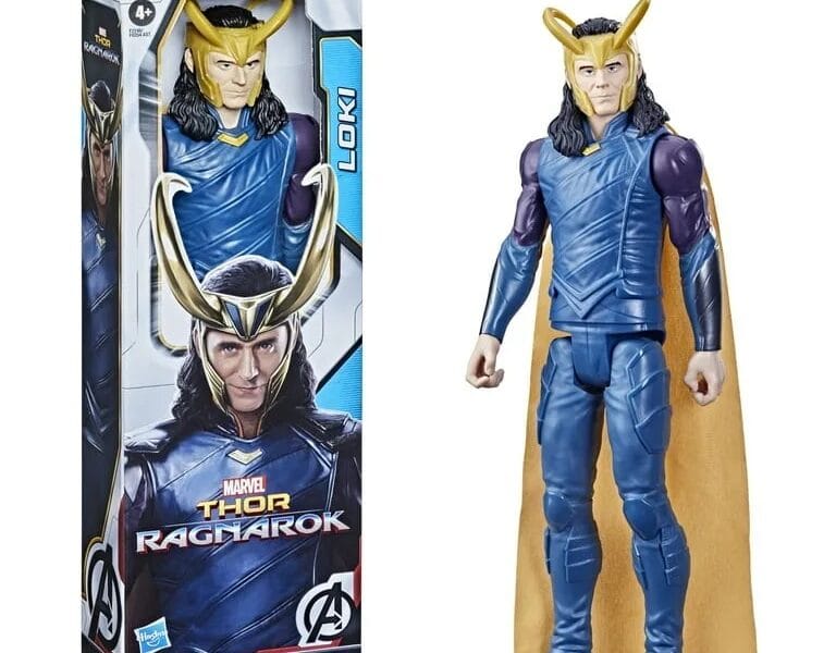 Marvel: Titan Hero Series Thor Ragnarok Loki Kids Toy Action Figure for Boys and Girls (12”)