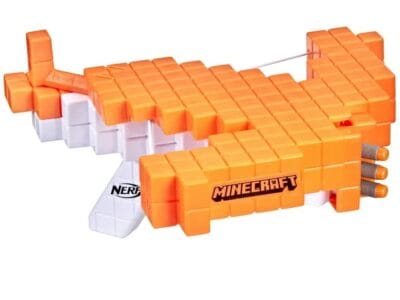 Nerf Minecraft Pillager’s Crossbow Dart-Blasting Crossbow, Real Crossbow Action