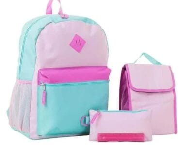 Jetstream 4pcs Full School Day Backpack set Pink