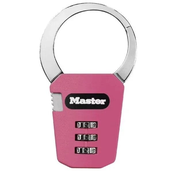 Master Lock 1550DAST Set Your Own Lock Backpack Combination Mochila Lock – Pink