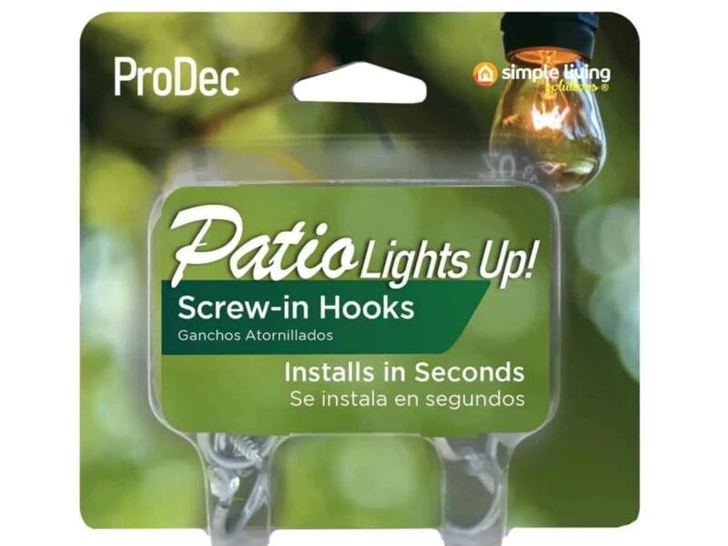 Simple Living Solutions 20ct Screw-In Hooks (Black)