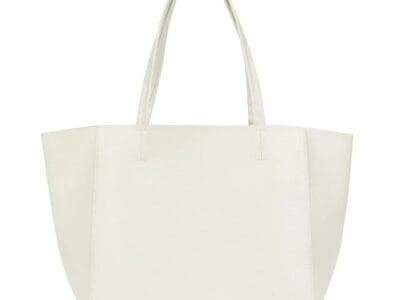 Soft Tote Chic handbag Color White