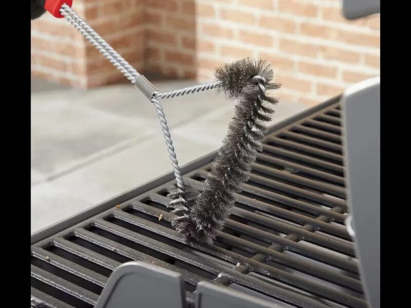 Grill Brushes 3-sided Britle Brush