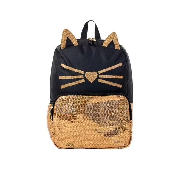 Gold Hello Kitty Backpack