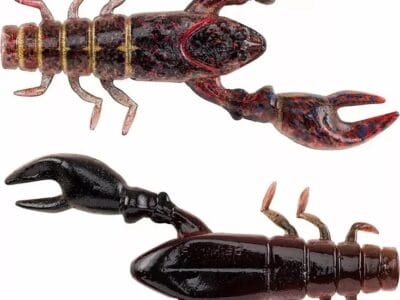 2 Packs Berkley 3.5″ Champ Craw Soft Fishing PowerBaits HD Mean Craw