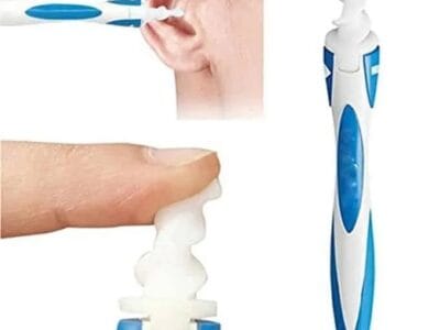 Smart Swab Plastic Ear Cleaner Earwax Removal Tool with 15 Replacement Parts