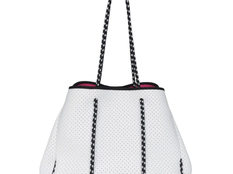Time and Tru Addison 2 In 1 Tote White